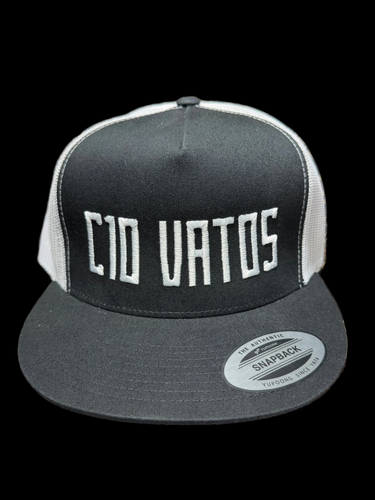 Snapback-Black/white mesh C10 Vatos